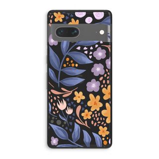 Flowers with blue leaves