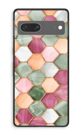 Hexagons in stained glass