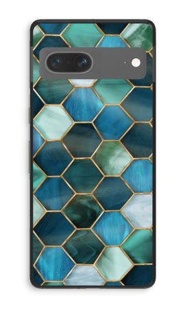 Hexagons in stained glass