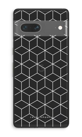 Cubes black and white