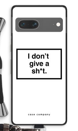 Don't give a shit