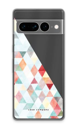 Coloured triangles pastel