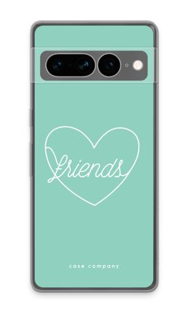 Friends heart pastel