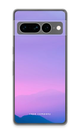 Pastellfarbener Sonnenuntergang