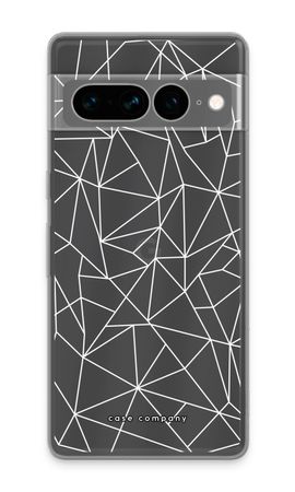 Geometric lines white
