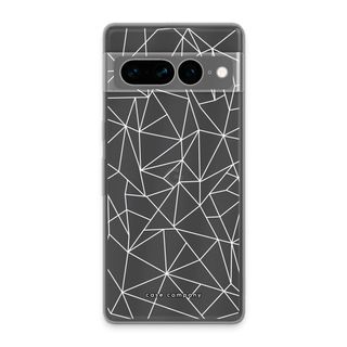 Geometric lines white