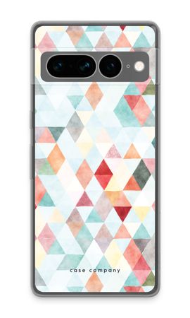 Coloured triangles pastel