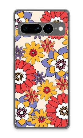 Retro Flowers - Yellow