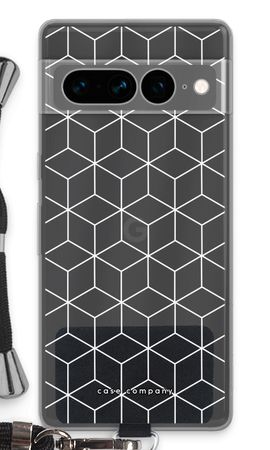 Cubes black and white