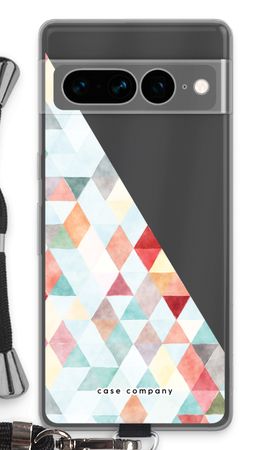 Coloured triangles pastel