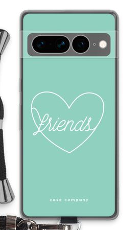 Friends heart pastel
