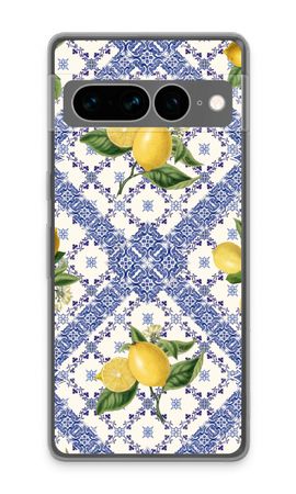 Blauwe tegels en citroenen