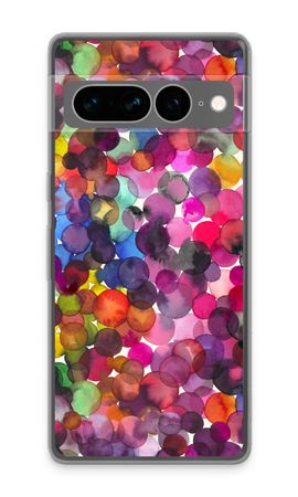 Überlappende Aquarell-Punkte