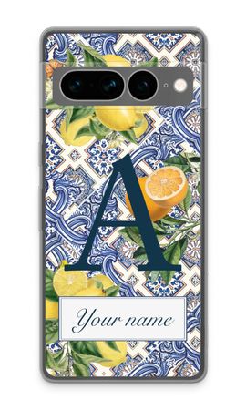 Monogram Blauwe tegels