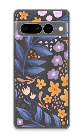 Flowers with blue leaves