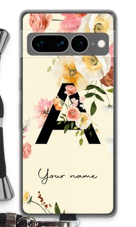 Flirty Flowers Monogram