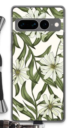 White flower pattern