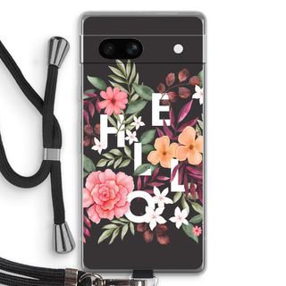 Hello in flowers