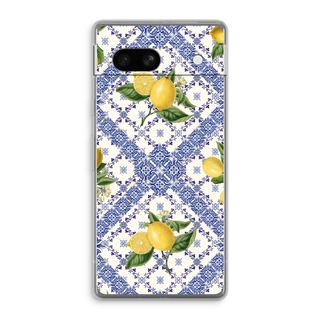 Piastrelle blu e limoni