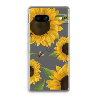Sunflower and bees