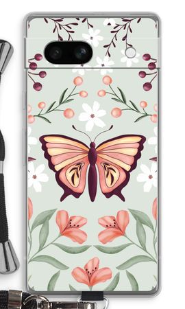 Vlinder in een bloemenwereld