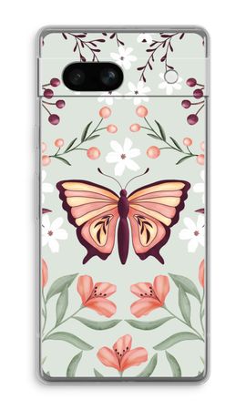 Butterfly in a floral world