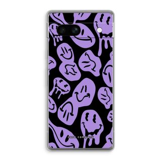 Smeltende Smiley - Paars