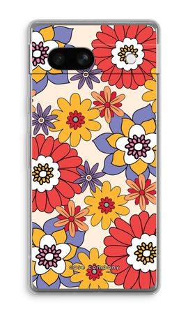 Retro Flowers - Yellow