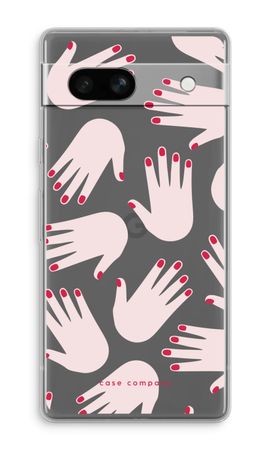 Hands pink