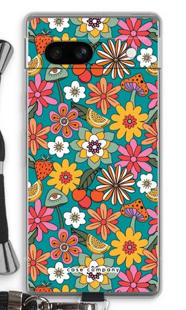 Retro Flowers N°2 - Blue