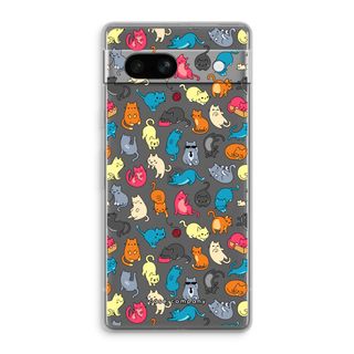 Colourful cats