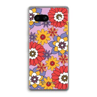 Retro Flowers - Purple