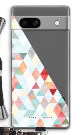 Coloured triangles pastel