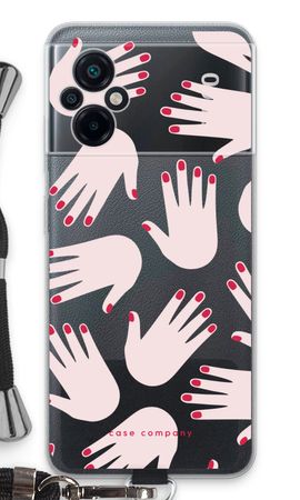 Hands pink