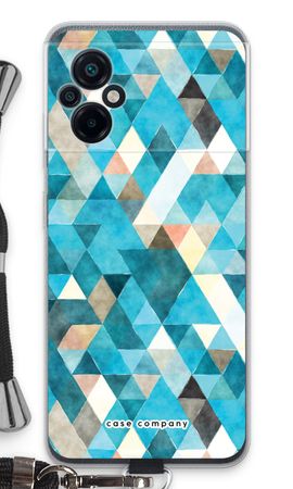 Coloured triangles blue