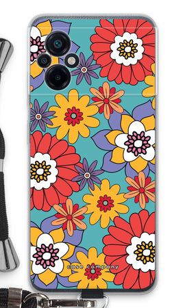 Retro Flowers - Blue