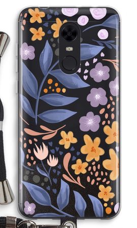 Flowers with blue leaves