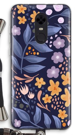 Flowers with blue leaves