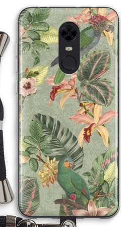 Tropical jungle parrot