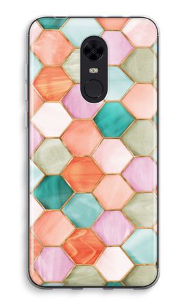 Hexagons in stained glass