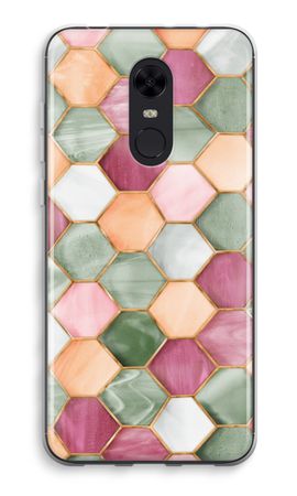 Hexagons in stained glass