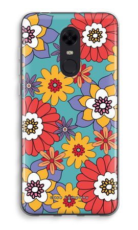 Retro Flowers - Blue