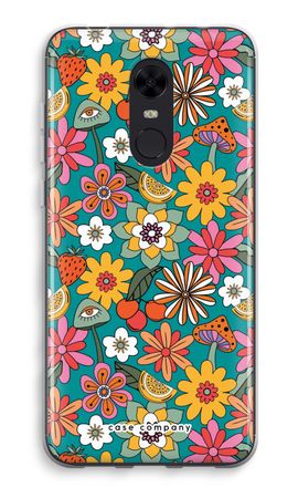 Retro Flowers N°2 - Blue