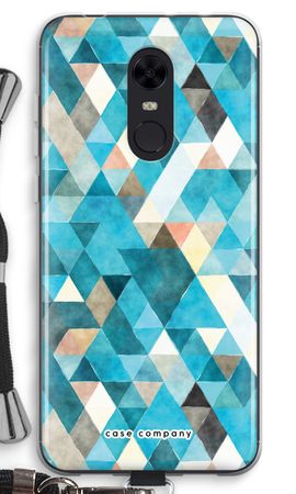 Coloured triangles blue