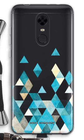 Coloured triangles blue