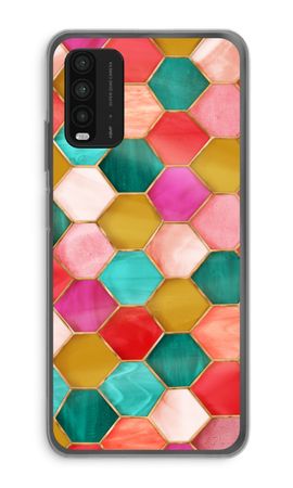 Hexagons in stained glass