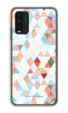 Coloured triangles pastel