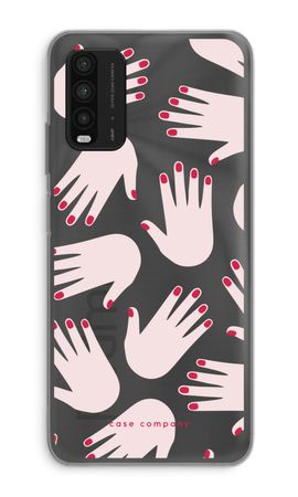 Hands pink