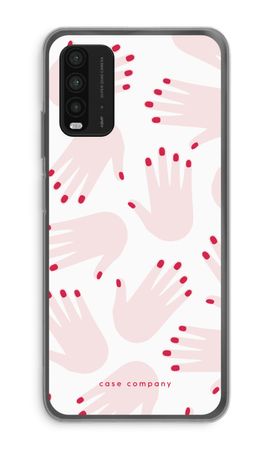 Hands pink