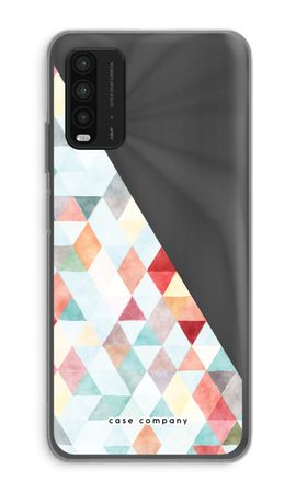 Coloured triangles pastel